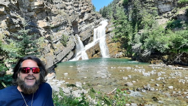 Cameron falls Waterton, Alberta