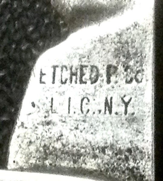 The Main Blade Front Tang Stamp.