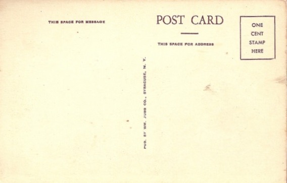 CAMILLUS CUTLERY COMPANY. Postcard #2 Back.