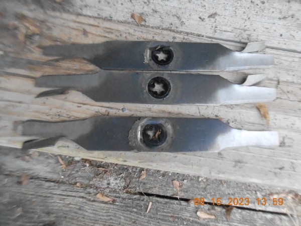 The 3 original blades