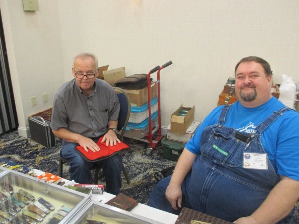 Olderdogs1 (Tom) on left, Tony Carlton on right