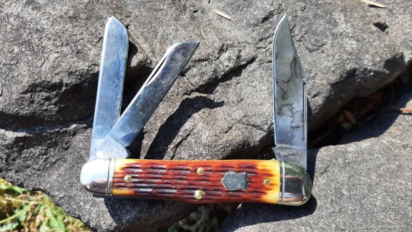 GEC #29 Maher &amp; Grosh Texas Ranger three spring whittler