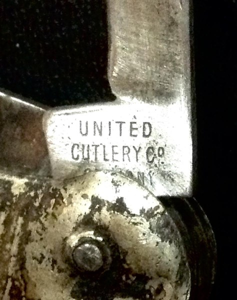 The Secondary Blade Front Tang Stamp.