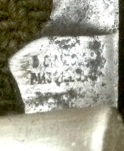 The Main Blade Front Tang Stamp.