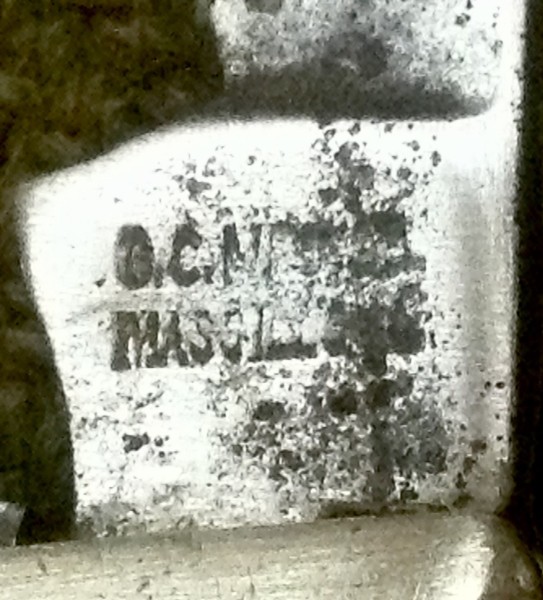 The Secondary Blade Front Tang Stamp.