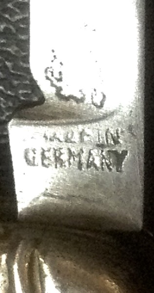 The Main Blade Front Tang Stamp.