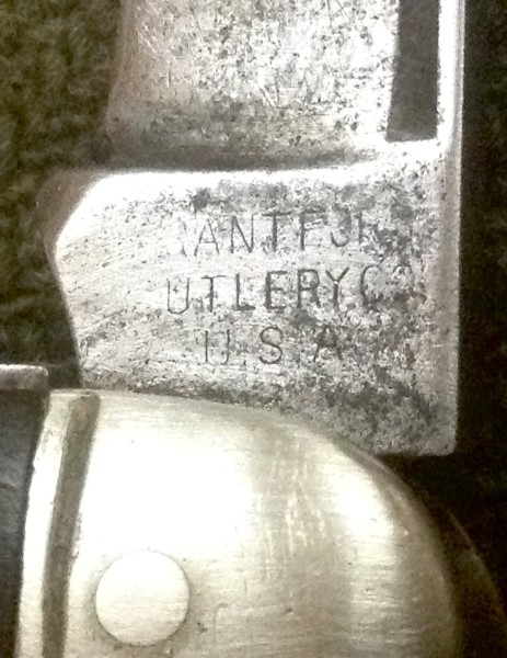 The Main Blade Front Tang Stamp.