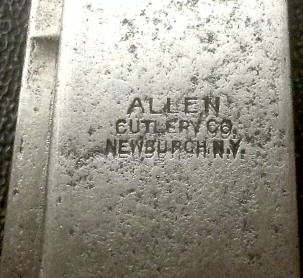 The Manufacturer Handle Stamp.