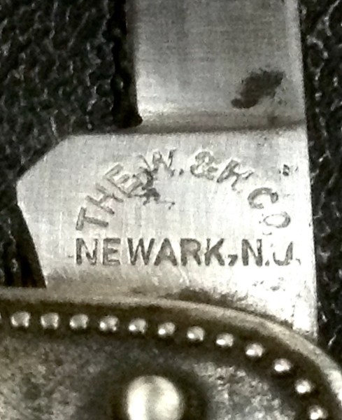 The Secondary Blade Front Tang Stamp.