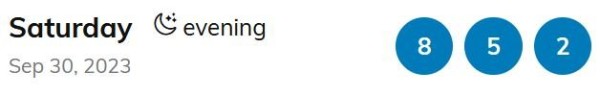 September 2023 Winning Lottery Number.JPG