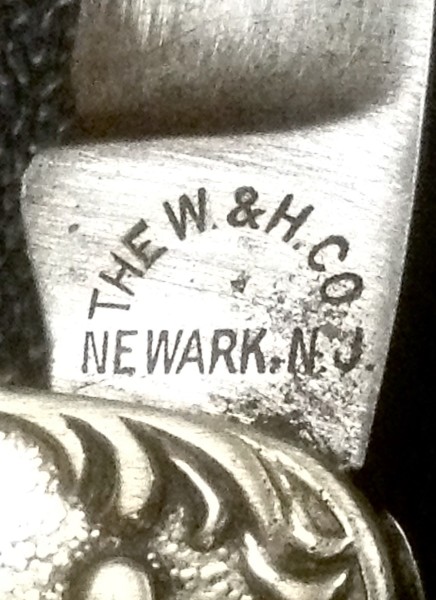 The Main Blade Front Tang Stamp.