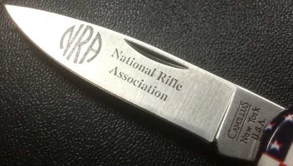 The Main Blade Etch.<br />CAMILLUS 907F-&quot;Ol' Glory&quot; Series<br />Pocket Knife #24.