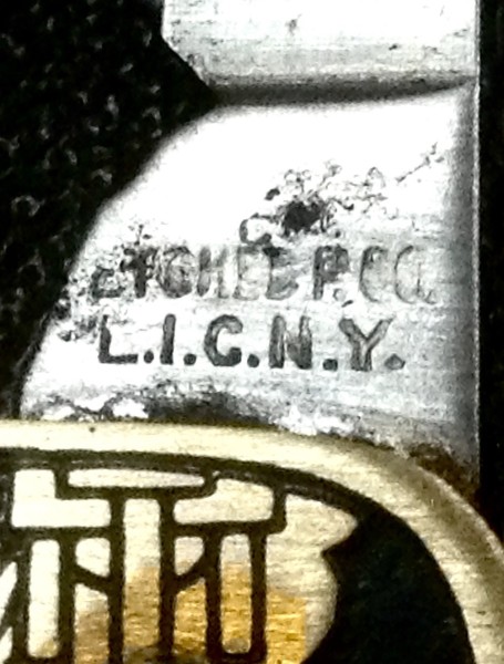 The Main Blade Front Tang Stamp.