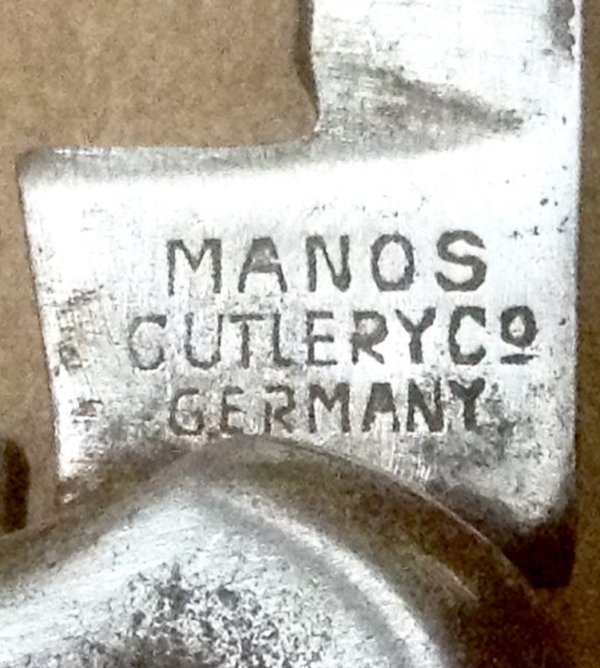 The Secondary Blade Front Tang Stamp.