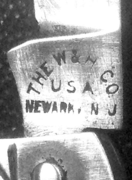 The Main Blade Front Tang Stamp.