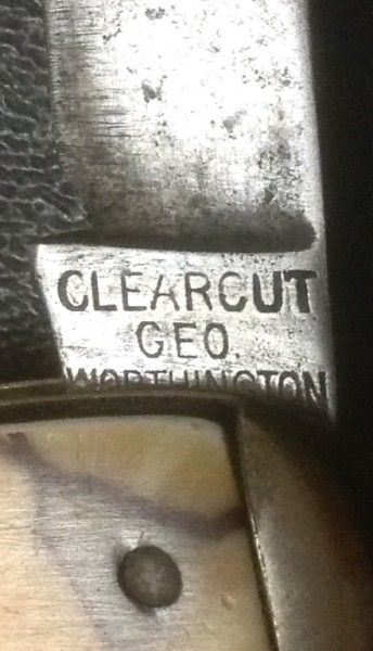The Main Blade Front Tang Stamp.