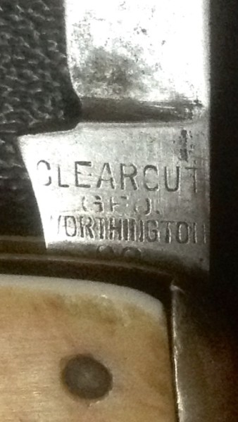The Secondary Blade Front Tang Stamp.