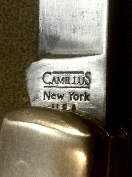 The Main Blade Front Tang Stamp.