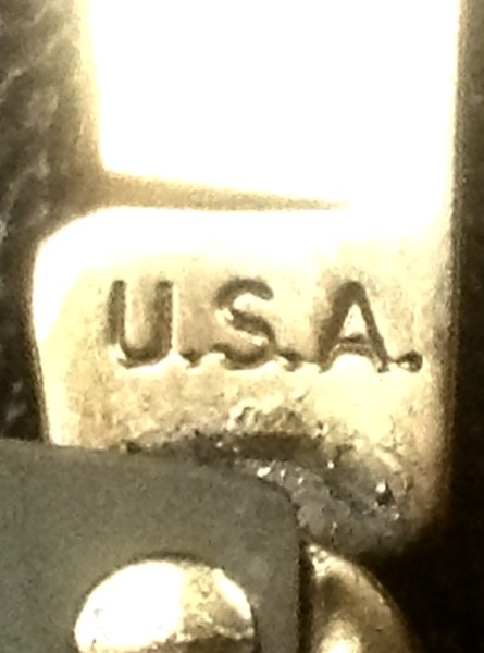 The Main Blade Front Tang Stamp.
