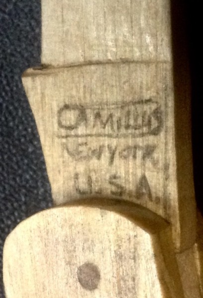 The Main Blade Front Tang "Stamp."