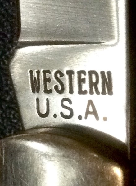 The Main Blade Front Tang Stamp.