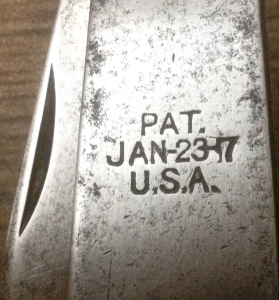 The Handle Patent Stamp.