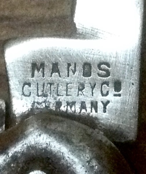 The Secondary Blade Front Tang Stamp.