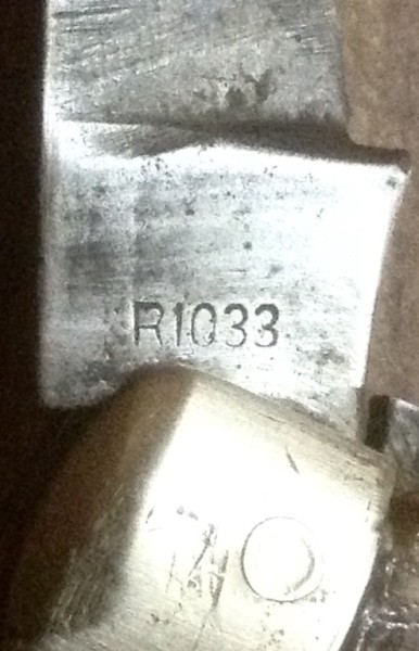 The Main Blade Back Tang Stamp.