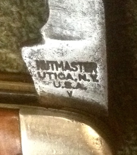 The Secondary Blade Front Tang Stamp.