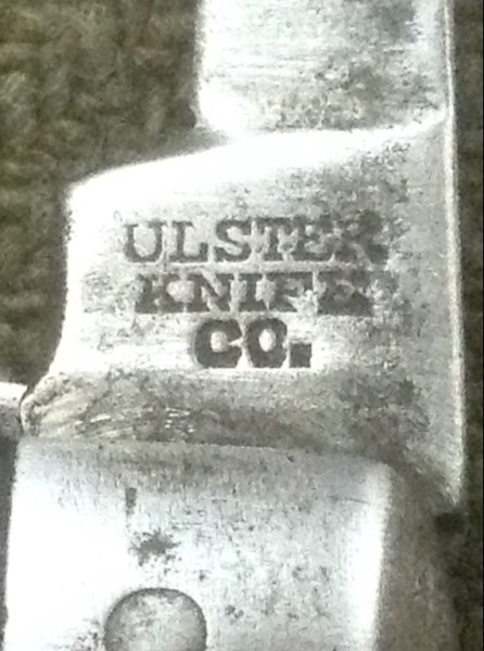 The Secondary Blade Front Tang Stamp.