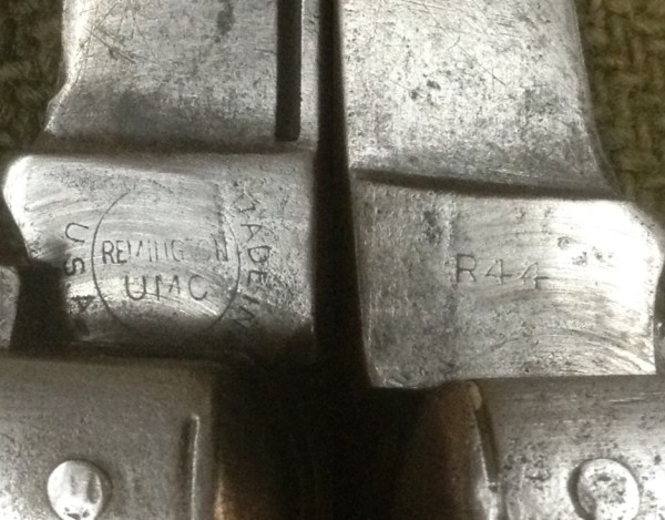 Left - The Main Blade Front Tang Stamp.<br />Right - The Main Blade Back Tang Stamp.