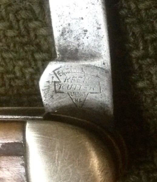 The Secondary Blade Back Tang Stamp.