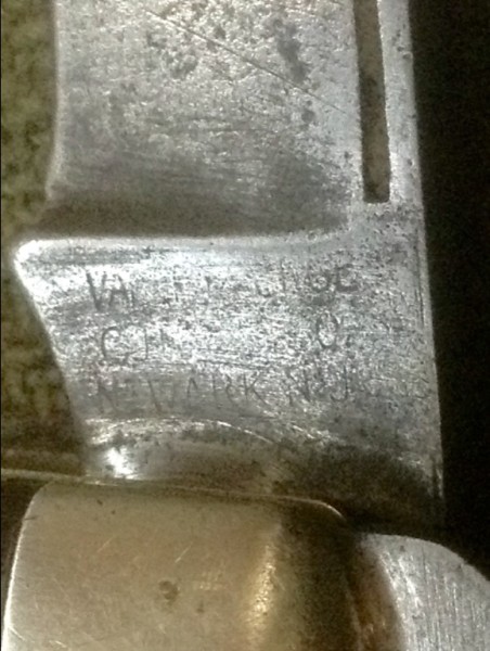 The Main Blade Front Tang Stamp.