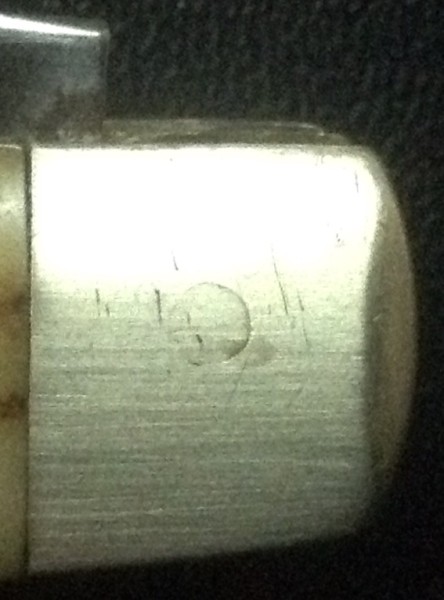 My Knife, Right Side Bolster Pivot Pin.