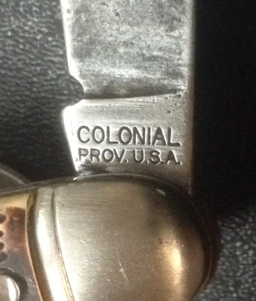 The Main Blade Front Tang Stamp.