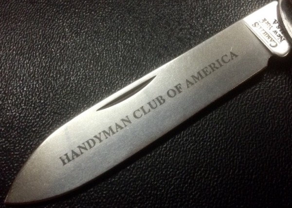 The Main Blade Etch.<br />CAMILLUS 327F-&quot;Ol' Glory&quot; Series<br />Pocket Knife #34.