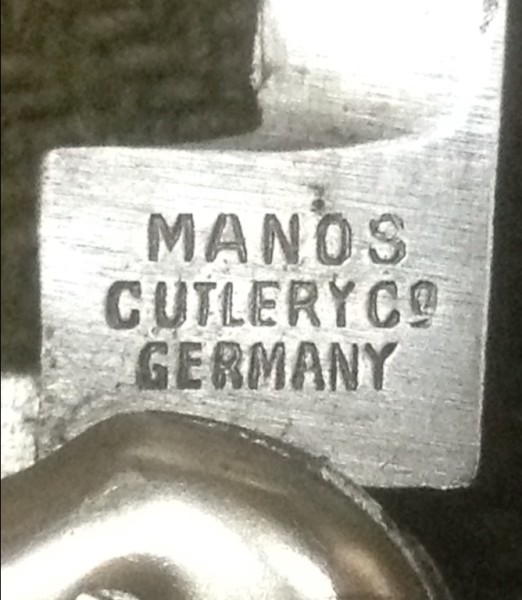 The Secondary Blade Front Tang Stamp.