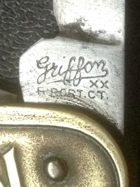 The Secondary Blade Front Tang Stamp.