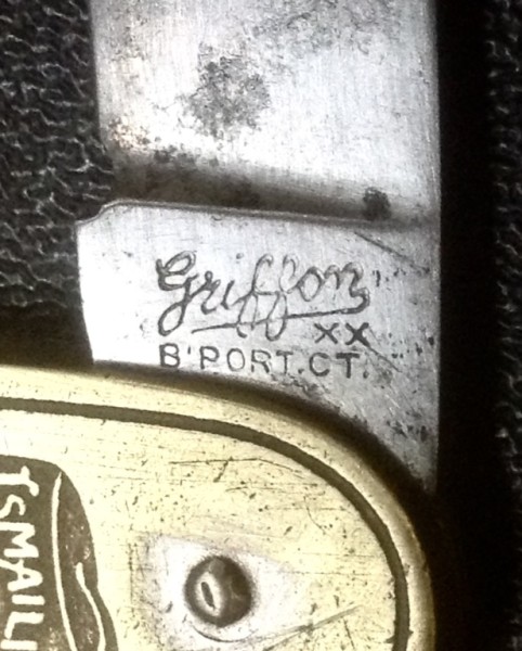The Main Blade Front Tang Stamp.