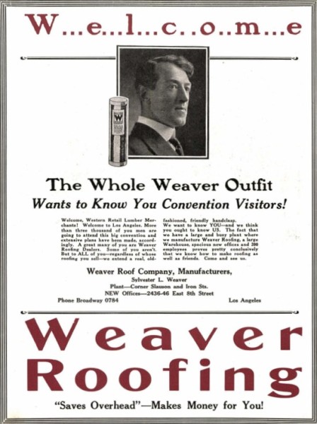 Ad From The California Lumber Merchant - February, 1924.<br />This Is NOT My Item. This Is NOT My Picture.