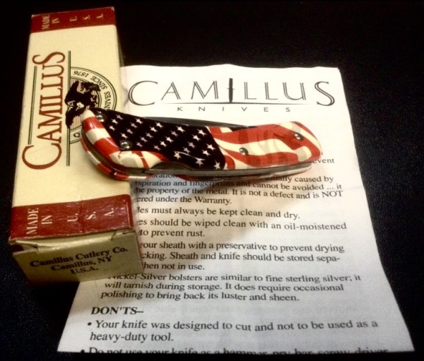 The Group.<br />CAMILLUS 907F-&quot;Ol' Glory&quot; Series<br />Pocket Knife #37.