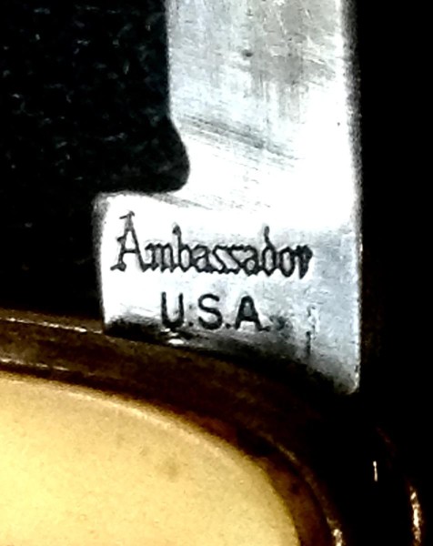 The Main Blade Front Tang Stamp.