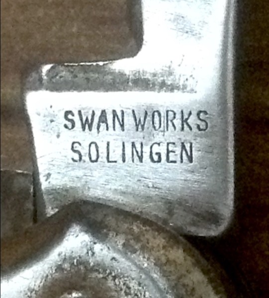 The Secondary Blade Front Tang Stamp.