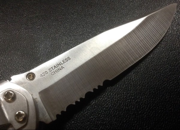 The Main Blade Back Stamp.