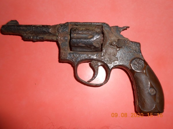 I found this one in a lake in Central Florida back in the early '70s when I worked for a water pollution control agency.