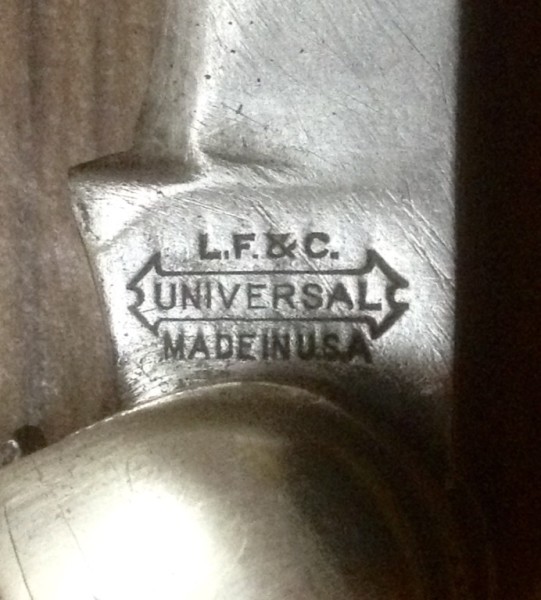 The Main Blade Front Tang Stamp.