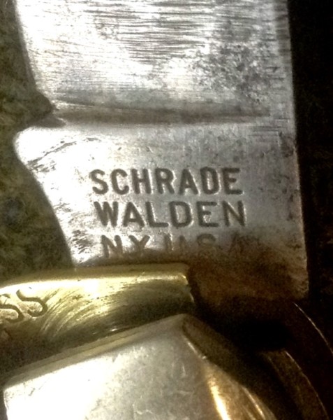 The Main Blade Front Tang Stamp.