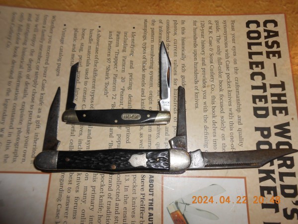 Chinese Buck and a short line Camillus 72