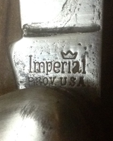 The Main Blade Front Tang Stamp.