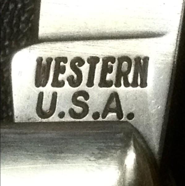 The Main Blade Front Tang Stamp.